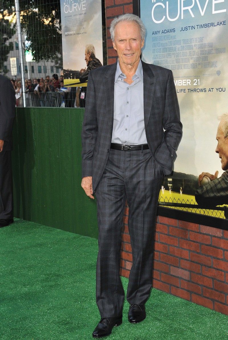 Clint Eastwood tijdens de première van "Trouble with the Curve" in 2012