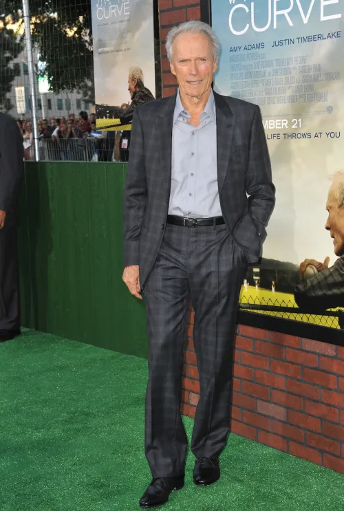 Clint Eastwood at the premiere of "Trouble with the Curve" in 2012