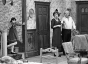 Danielle Brisebois, Carroll O'Connor and Jean Stapleton on All in the Family