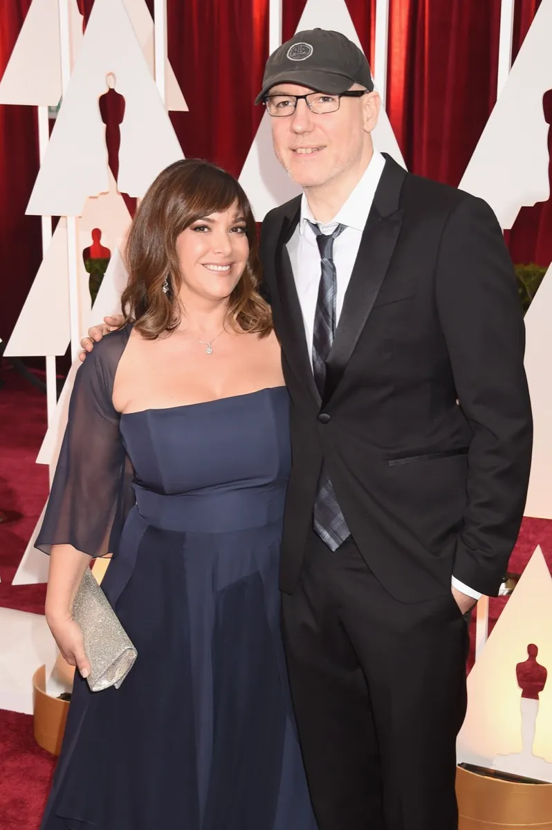 Danielle Brisebois and Gregg Alexander at the Oscars 2015