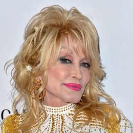 Dolly Parton at the 2019 MusiCares Person of the Year Gala