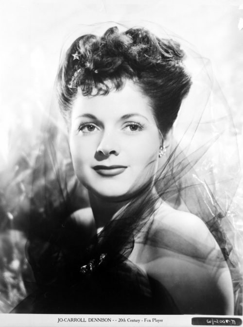 Jo-Carroll Dennison in a photo for 20th Century Fox in the 1940s