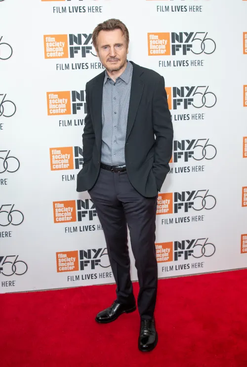 Liam Neeson at the New York Film Festival in 2018