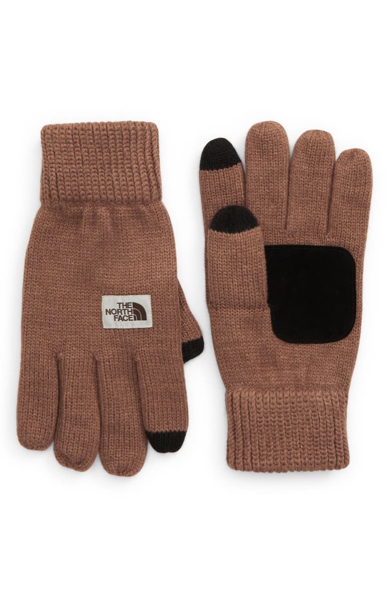 Camel colored mens gloves North Face