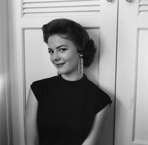 Natalie Wood in a portrait from 1955