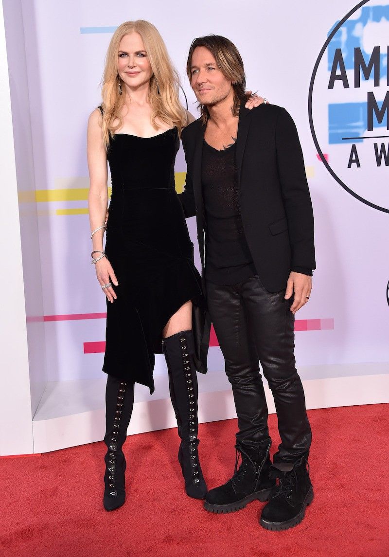 Nicole Kidman och Keith Urban vid 2017 American Music Awards