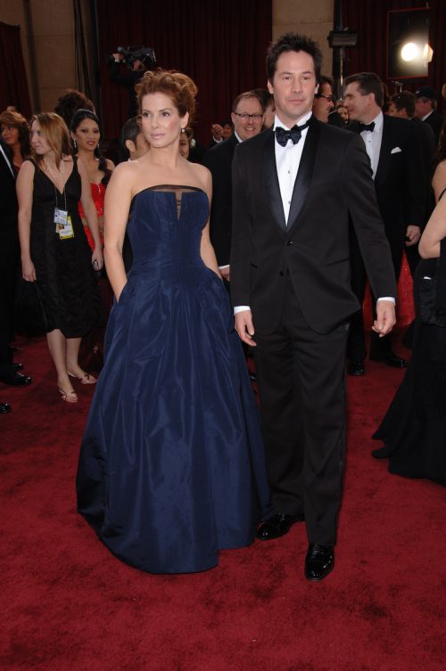 Sandra Bullock and Keanu Reeves at the 2006 Oscars