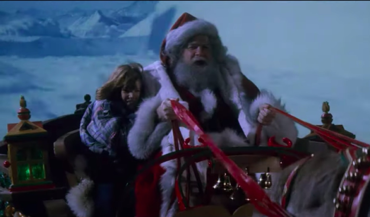 Carrie Kei Heim and David Huddleston in Santa Claus: The Movie