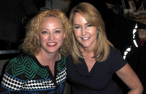 Virginia Madsen and Erin Murphy at the Red Carpet Health Expo in January 2013