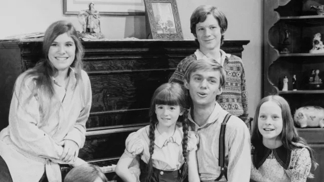 The Waltons cast in 1975