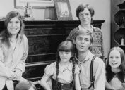 The Waltons cast in 1975