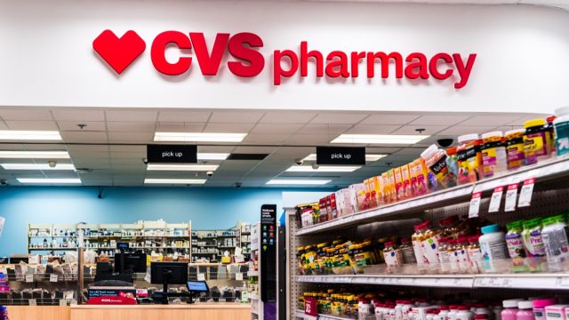 CVS Pharmacy located inside a Target store; CVS Health acquired Target Corporation's pharmacy and retail clinic businesses