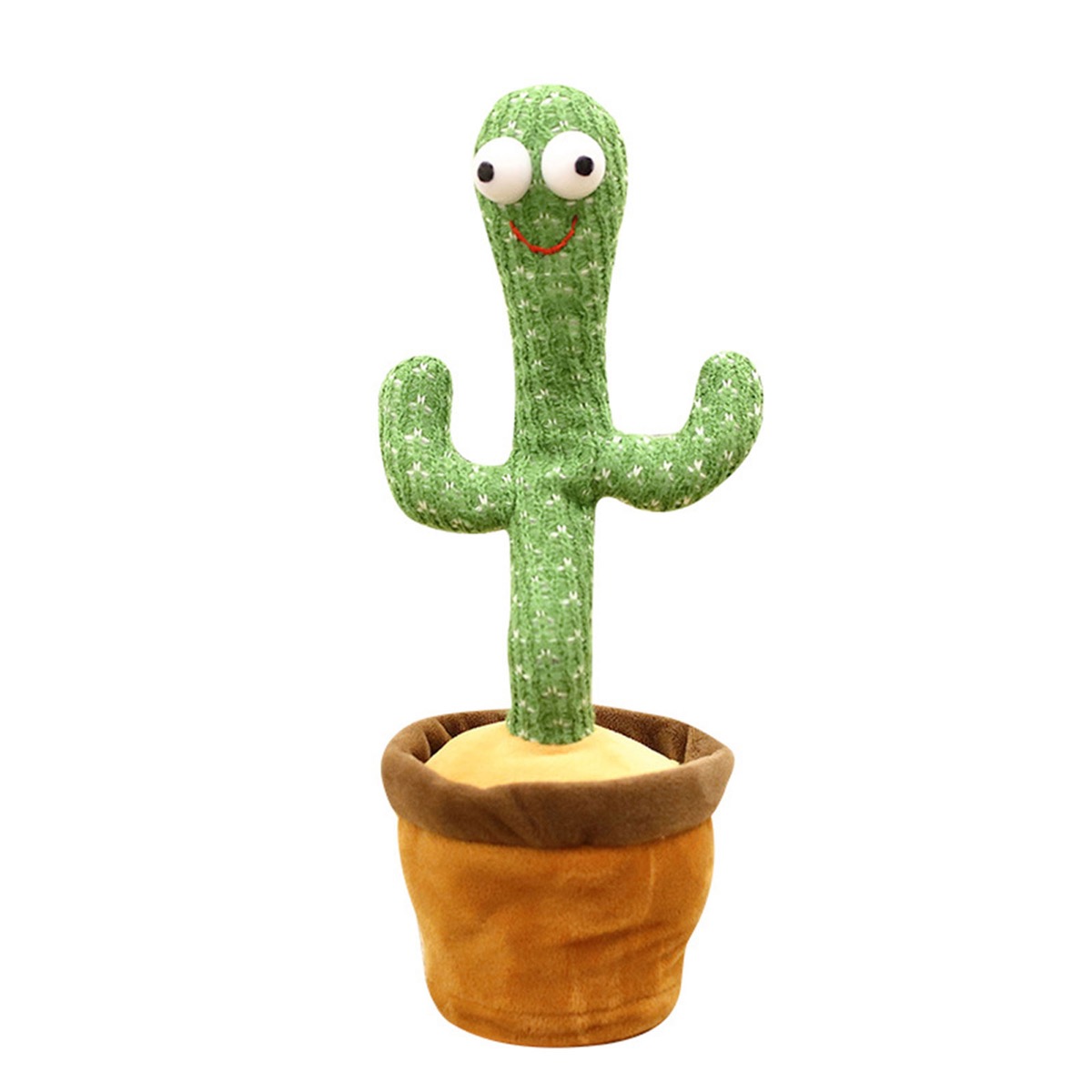 dancing cactus toy on white background