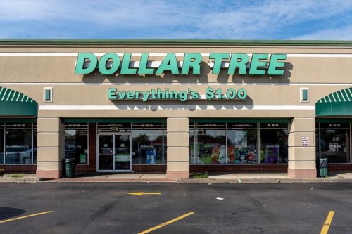 Magazin Dollar Tree din Buffalo, New York, SUA