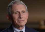 Dr. Anthony Fauci appearing on CBS' Face the Nation on Nov. 28., 2021