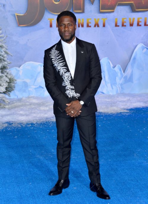 Kevin Hart at the premiere of "Jumanji: The Next Leve" in 2019