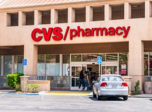 People shopping at CVS / pharmacy; CVS Pharmacy is a subsidiary of the American retail and health care company CVS Health