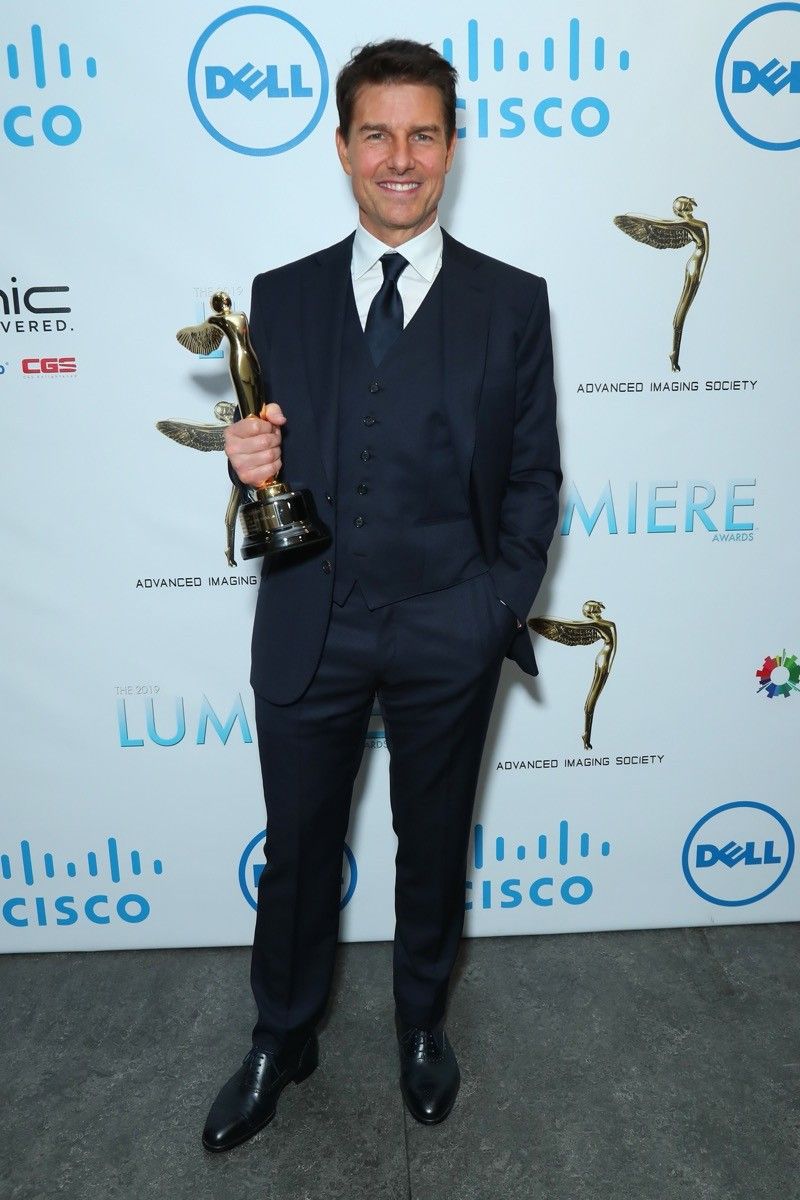 Tom Cruise at the Lumiere Awards in 2019