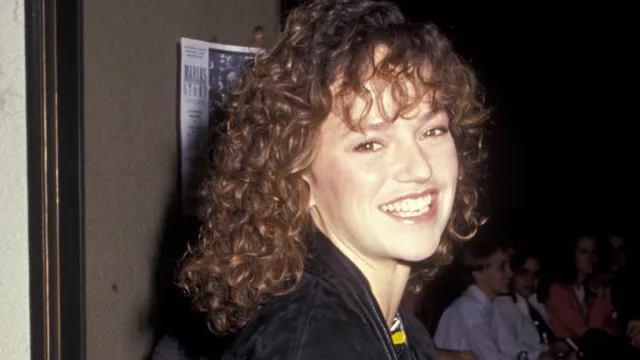 Clare Carey at a screen of "Maria's Story" in 1990