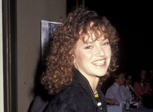 Clare Carey at a screen of "Maria's Story" in 1990