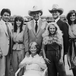 The main cast of "Dallas" in 1980