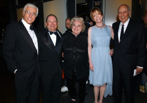 Dick Van Dyke, Larry Mathews, Rose Marie, Mary Tyler Moore, and Carl Reiner at the TV Land Awards in 2003