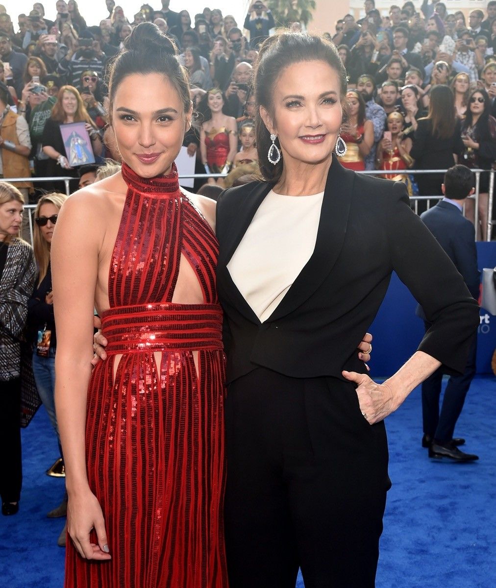 Gal Gadot and Lynda Carter