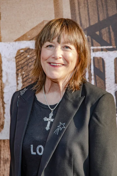 Geri Jewell at the premiere of the "Deadwood" movie in 2019