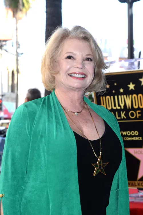 Kathy Garver at the Burt Ward Hollywood Walk of Fame ceremony in 2020 