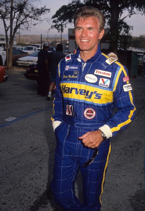 Kent McCord at the Second Annual Reid Rondell Stunt Foundation's Enduro 100 Stock Car Race in 1990