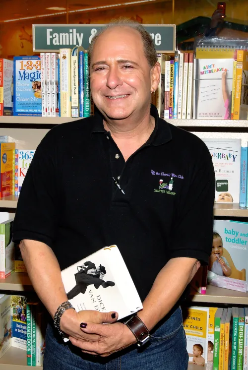 Larry Mathews at a book signing for Dick Van Dyke in 2011