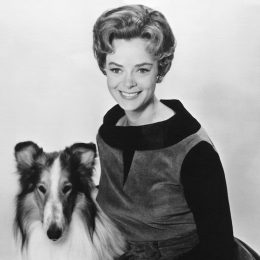 June Lockhart with Lassie