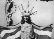 Margaret Gorman as the first Miss America in 1922