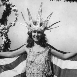 Margaret Gorman as the first Miss America in 1922