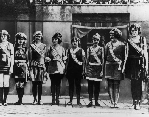 Miss America competitors in 1921