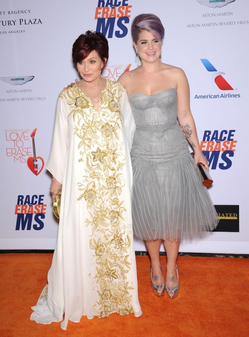 Sharon and Kelly Osbourne at the Race to Erase MS 2013
