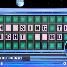 Wheel of Fortune bonus round on Dec. 21, 2021