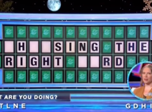 Wheel of Fortune bonus round on Dec. 21, 2021