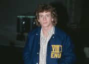 Willie Aames wearing an "VIII's Enuf" jacket in 1980