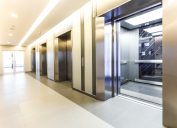elevator in lobby