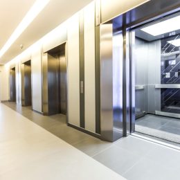elevator in lobby