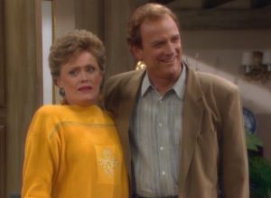 blanche with her brother clayton on the golden girls