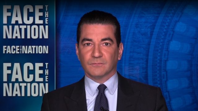 Dr. Scott Gottlieb appearing on Face the Nation on December 5, 2021