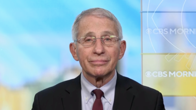 Fauci giving interview on the end of the pandemic with the omicron variant