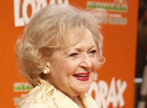 Betty White at the premiere of "The Lorax" in 2012