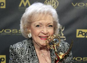 Betty White at the Daytime Emmy Awards Gala in 2015