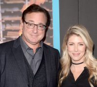 Bob Saget and Kelly Rizzo at the premiere of "The Zen Diaries of Garry Shandling" in 2018