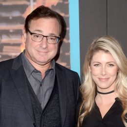 Bob Saget and Kelly Rizzo at the premiere of "The Zen Diaries of Garry Shandling" in 2018