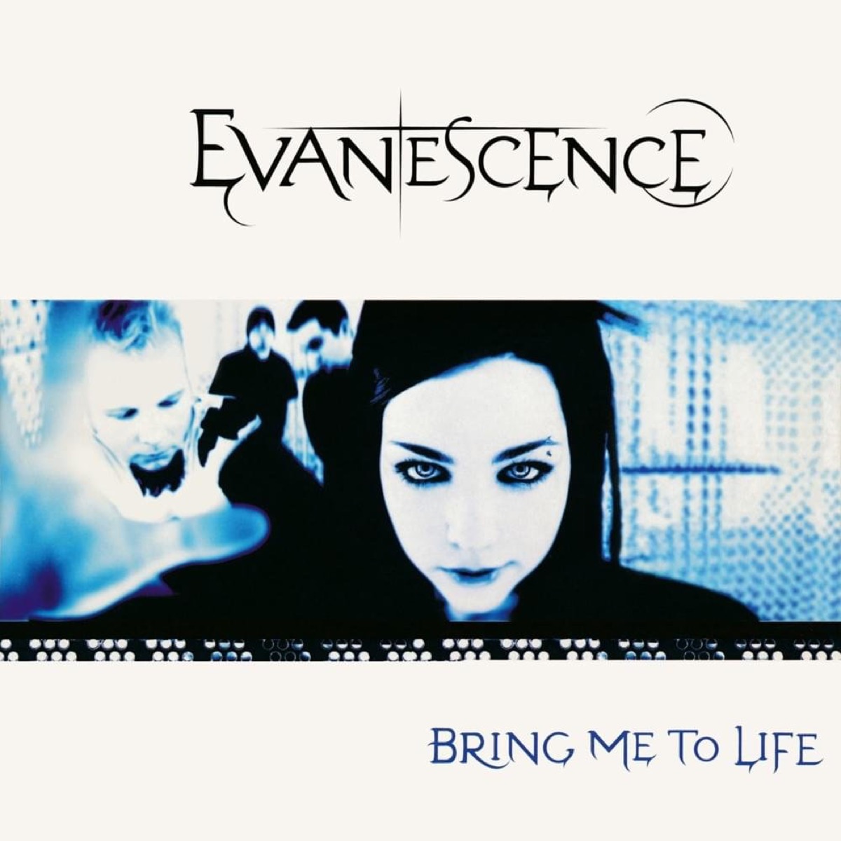 Single cover art for "Bring Me to Life" by Evanescence