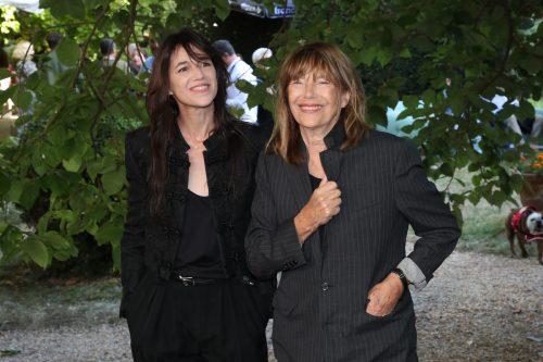 Charlotte Gainsbourg and Jane Birkin at the Angouleme French-Speaking Film Festival in 2021